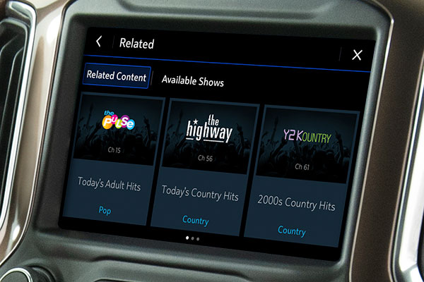 View "Related Content" in your GM vehicle