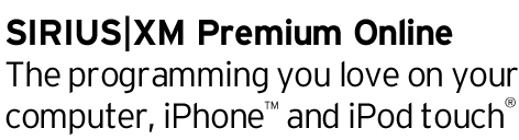 SIRIUS|XM Premium Online - The programming you love on your computer, iPhone and iPod Touch