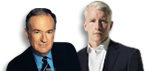 Bill O'Reilly and Anderson Cooper