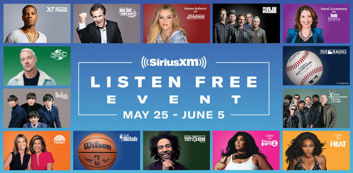Listen to SiriusXM for Free SiriusXM