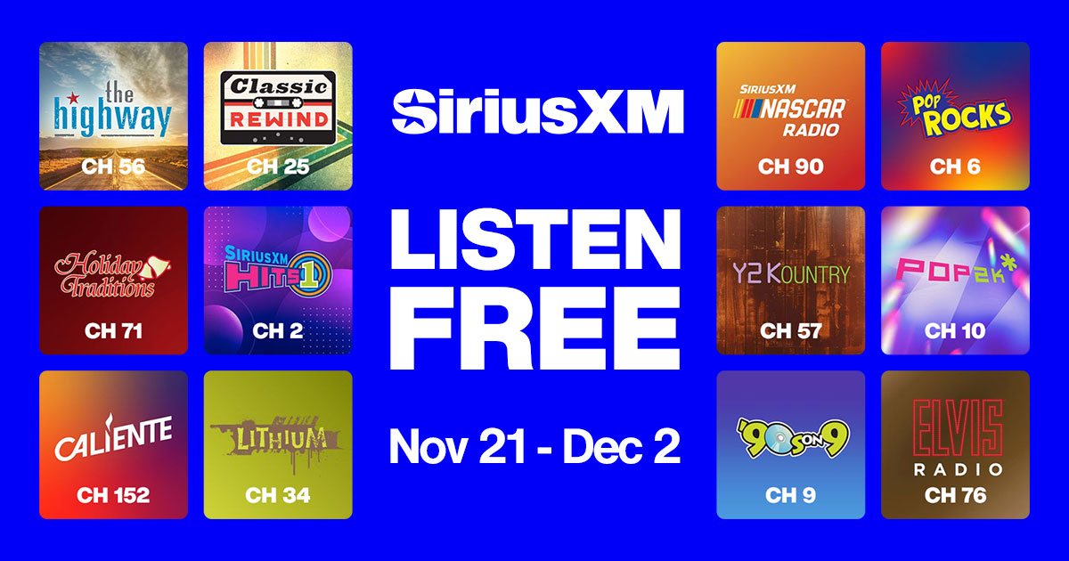 Sirius radio free sales