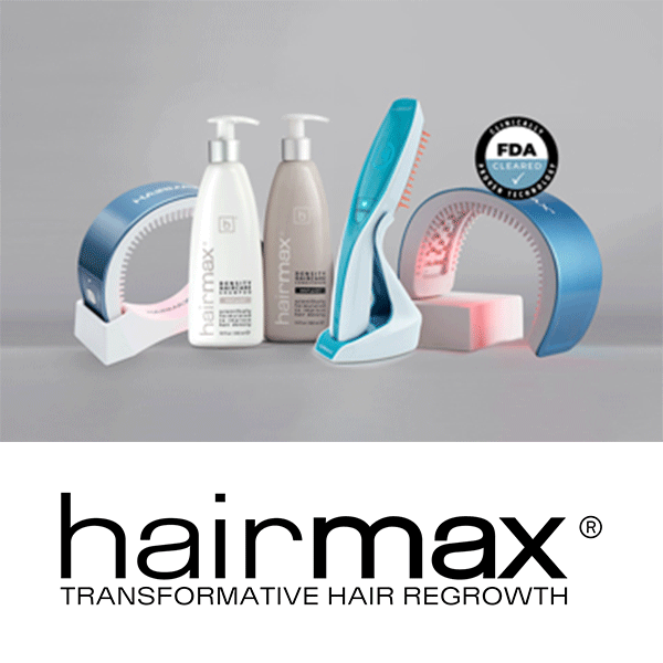 Hairmax, transformative hair regrowth products