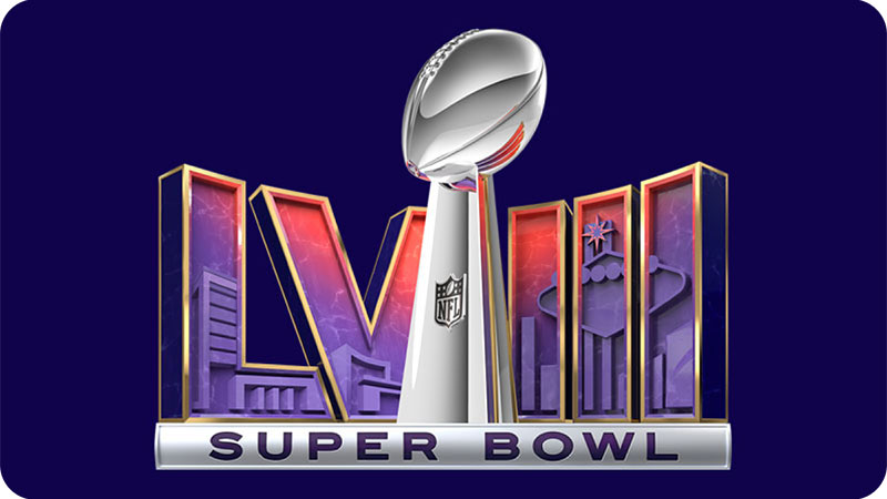 Logo for Super Bowl LVIII officially revealed! : r/nfl