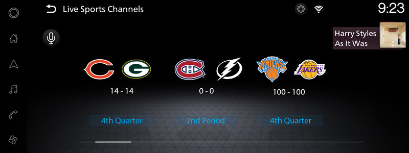 360L screen for Live Sports Channels