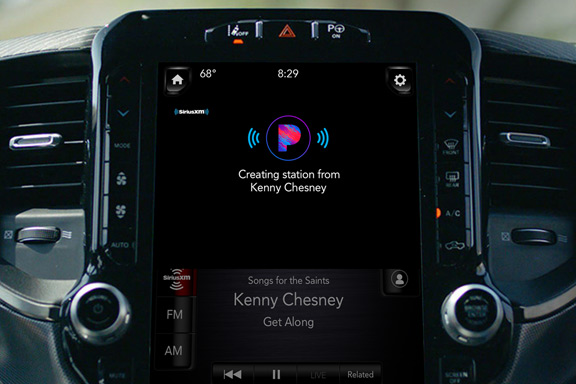 Pandora on RAM 360L Radio