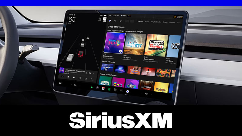 Tesla model y siriusxm discount