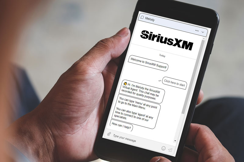 SiriusXM Chat with an Agent on your Phone