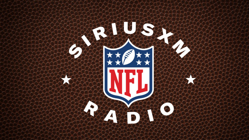 logo of SiriusXM NFL Radio on football