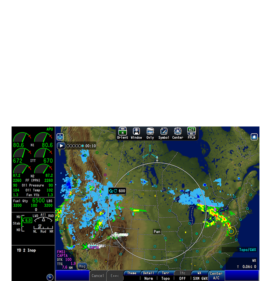 Collins Aerospace Logo and Map