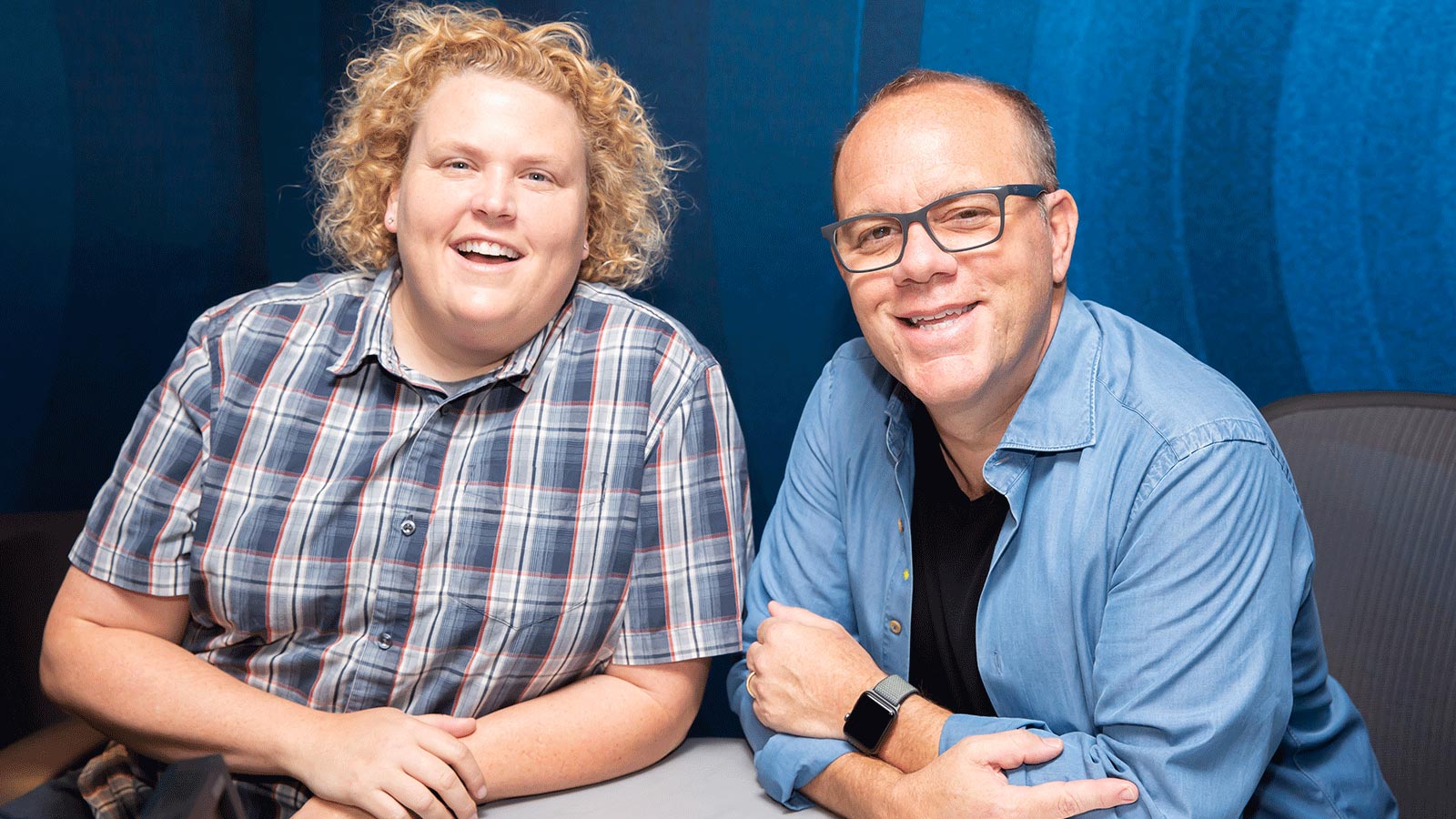 Tom Papa and Fortune Feimster