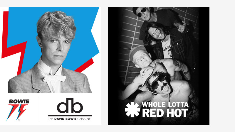 The David Bowie Channel and Whole Lotta Red Hot on SiriusXM