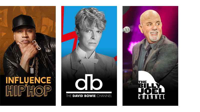 LL Cool J, David Bowie, and Billy Joel