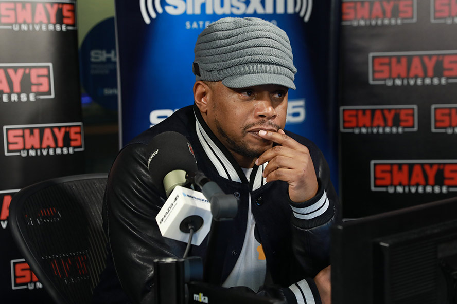 Sway Calloway thinking in studio