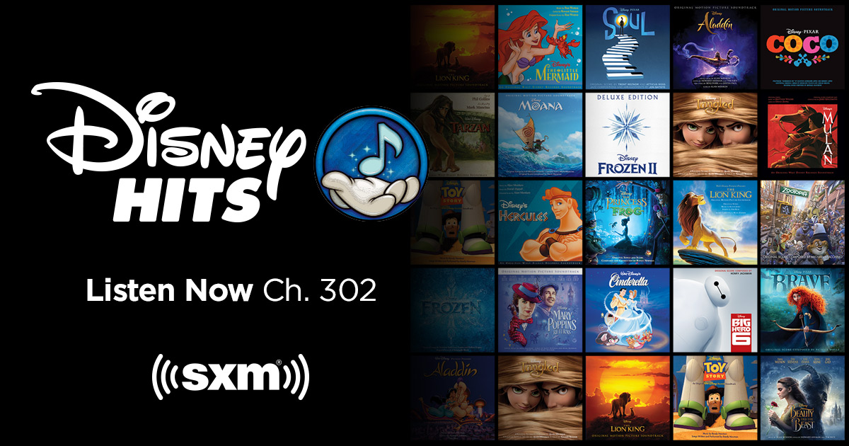 Disney Hits Disney Music on the Radio SiriusXM