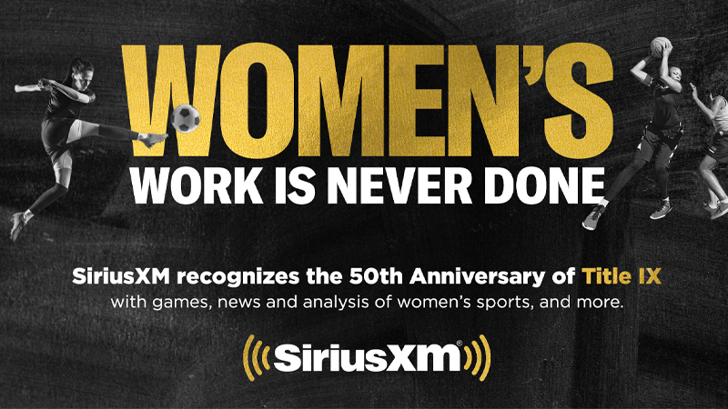 SiriusXM Celebrates the 50th Anniversary of Title IX