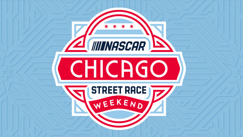 NASCAR Chicago Street Race Weekend Logo 2023