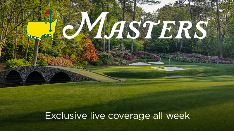 Masters Tournament, Exclusive live coverage all week