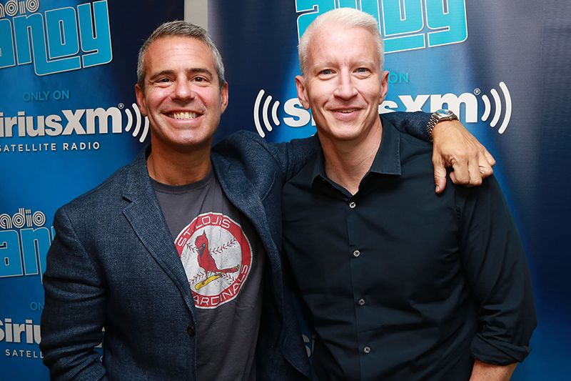 Andy Cohen and Anderson Cooper