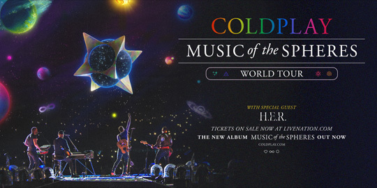 Coldplay Music of the Spheres World Tour