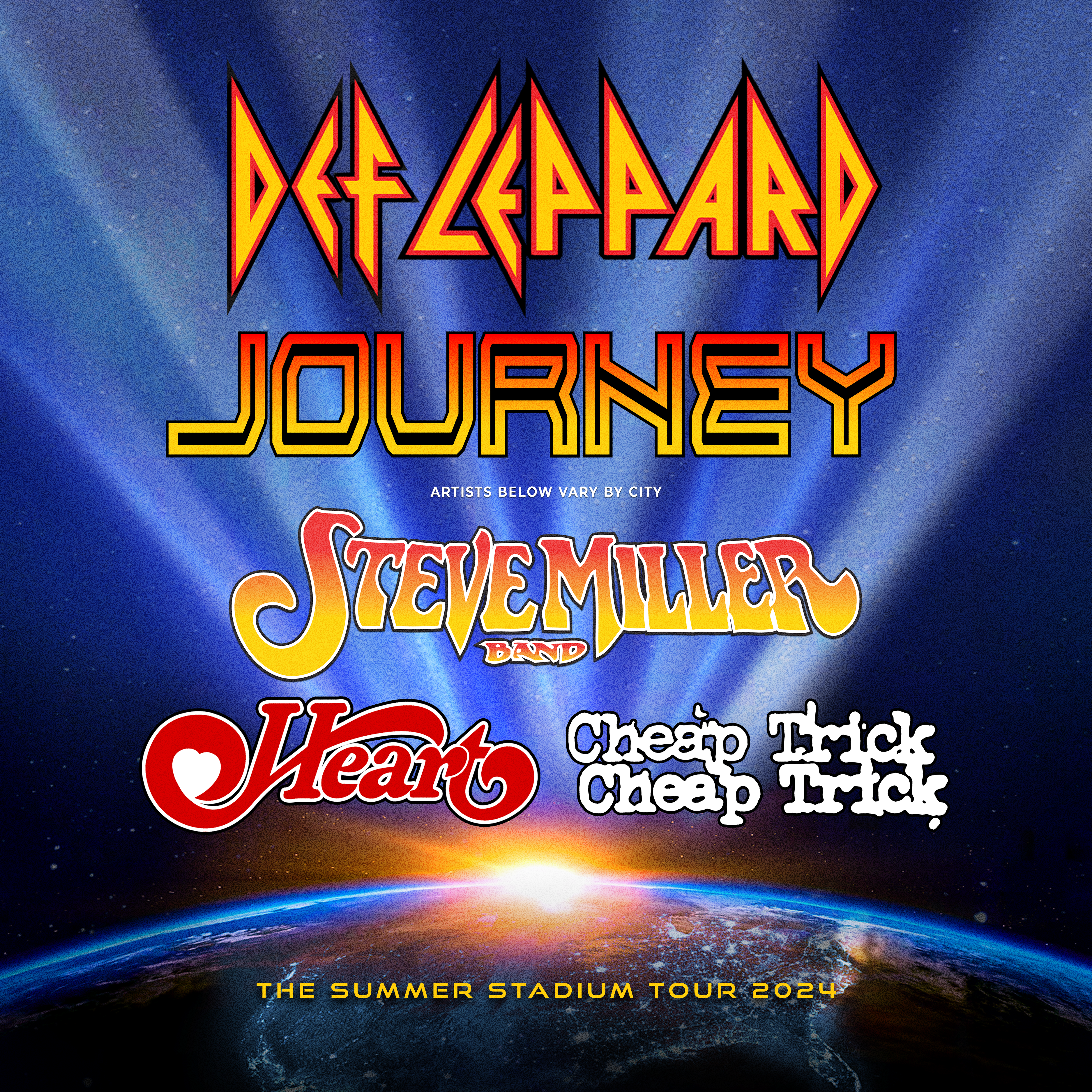 Def Leppard Concert Tour Poster in 2025