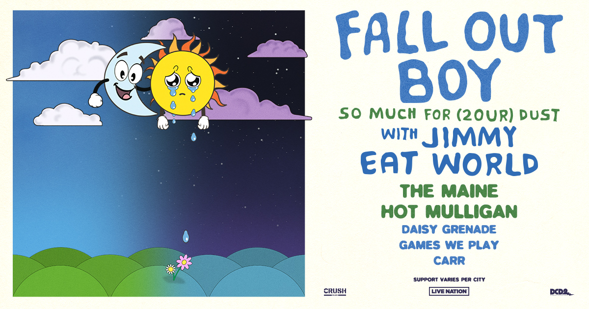 Fall Out Boy, So Much For 2our Dust, Jimmy Eat World, The Maine, Hot Mulligan 2024 Tour