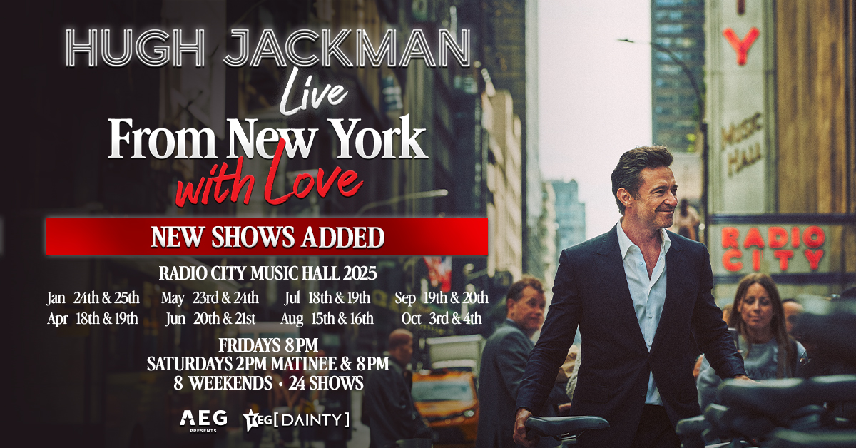 Hugh Jackman At Radio City Music Hall Sweepstakes SiriusXM Hugh Jackman At Radio City Music Hall Sweepstakes SiriusXM