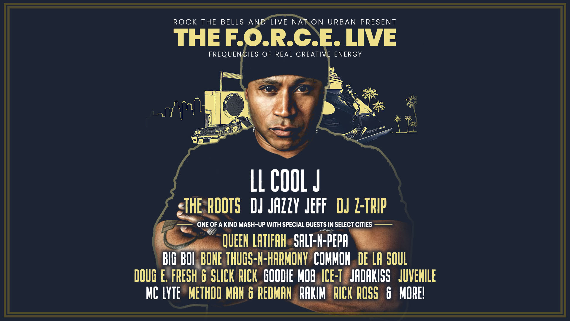LL Cool J, Tour, Hip Hop, The FORCE LIVE, Los Angeles