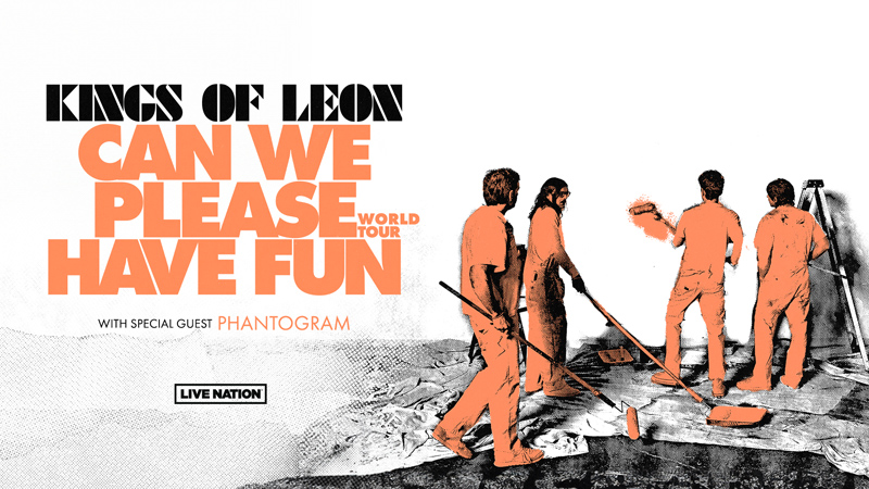 Kings of Leon 2025 Tour Poster