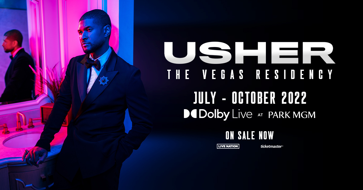 Usher The Vegas Residency July to October 2022 On Sale Now