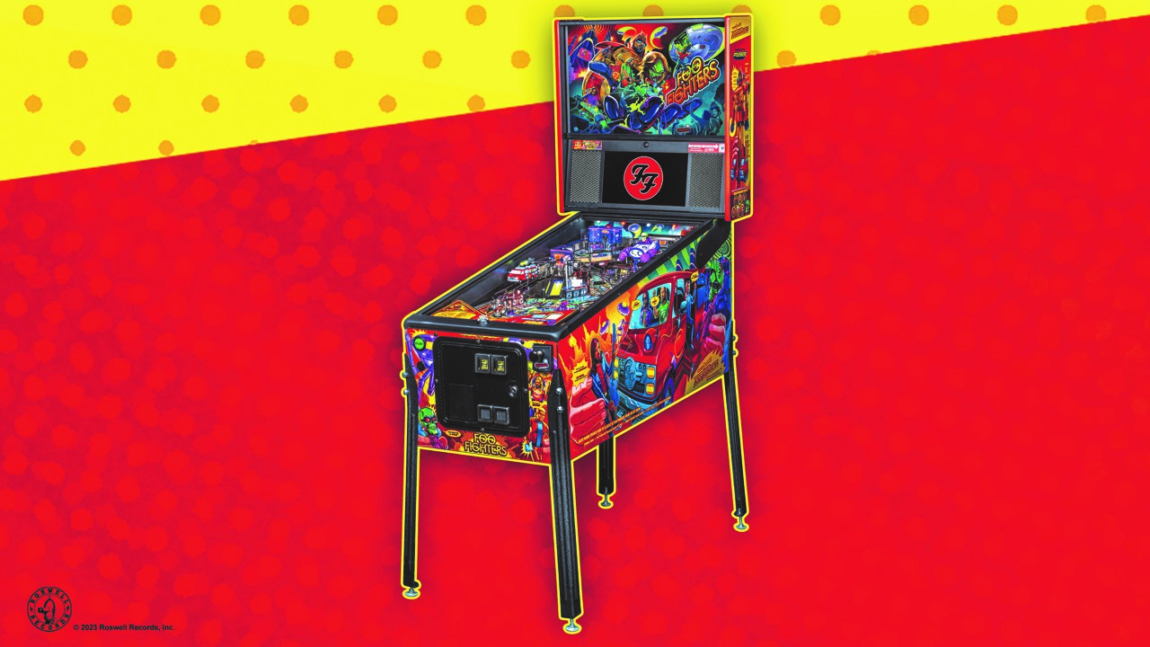 Foo Fighters, Pin ball machine, trivia