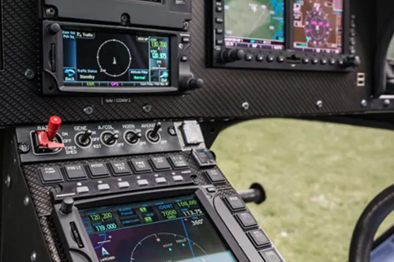Helicopter dashboard
