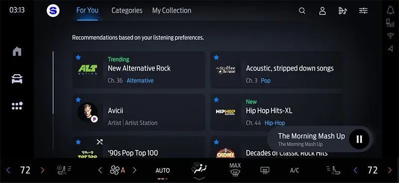 Personalization screen