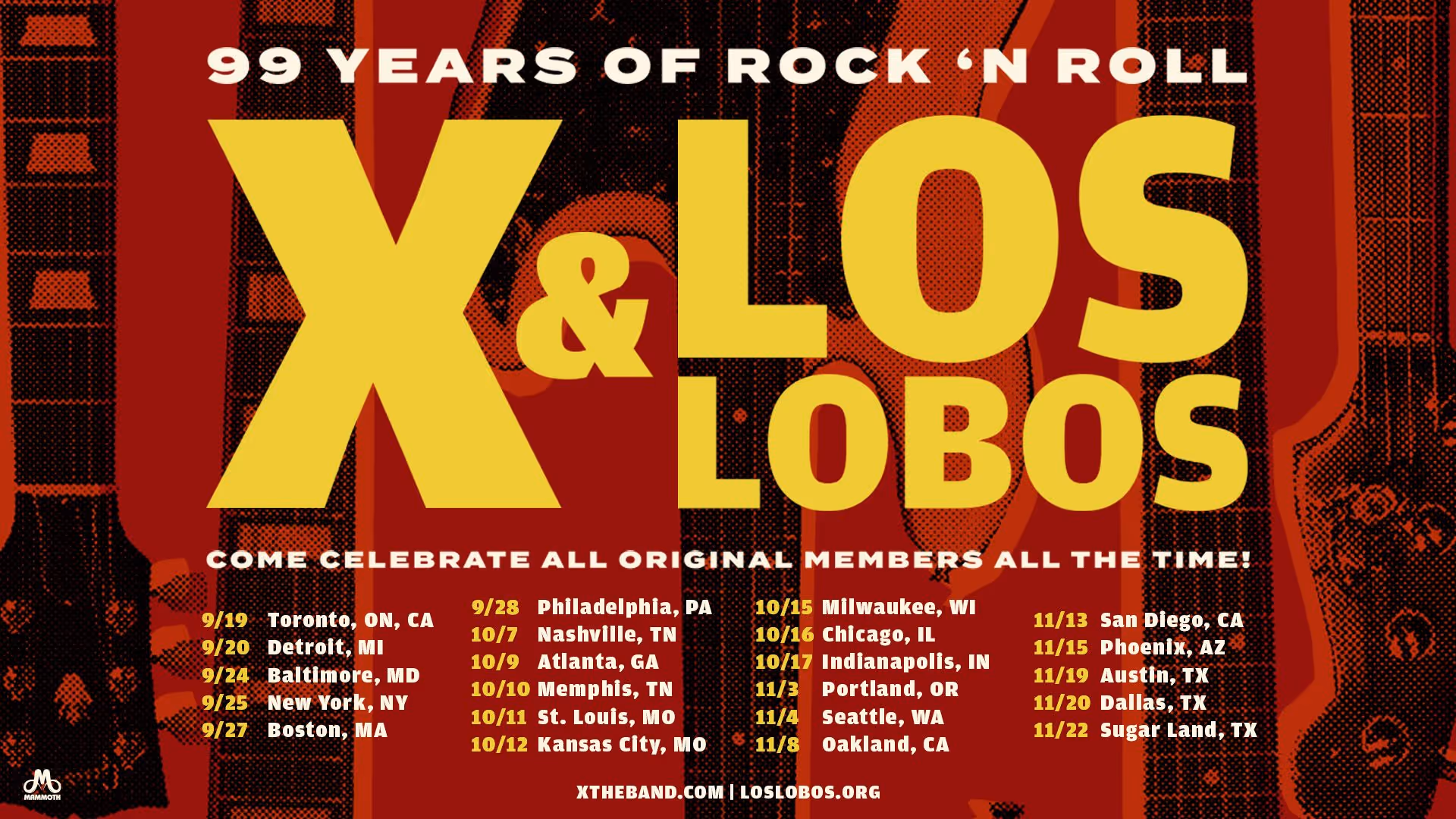 X and Los Lobos Tour