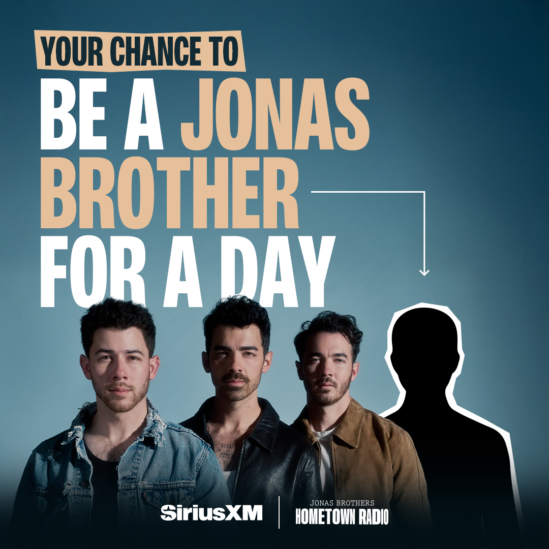 Promotional key art for the Jonas Brothers sweepstakes.