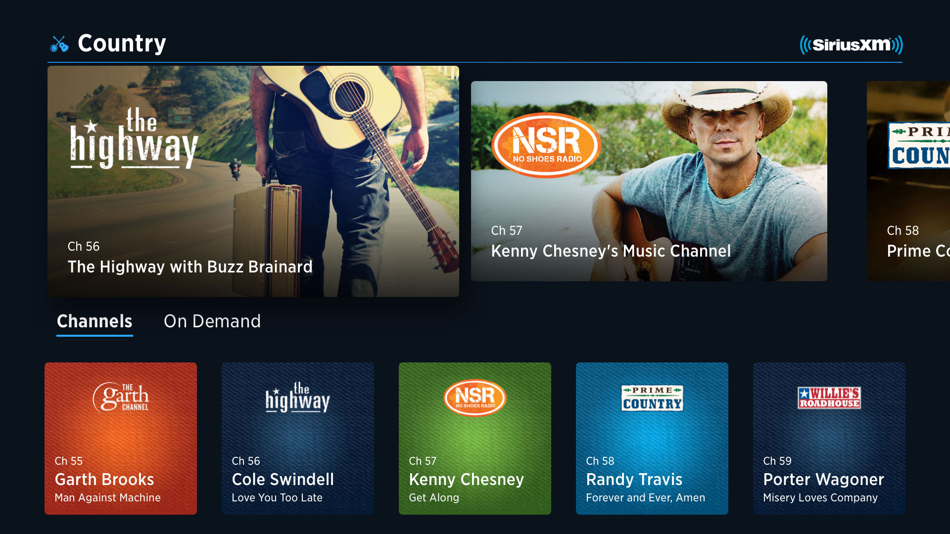 Stream SiriusXM at home on Apple TV