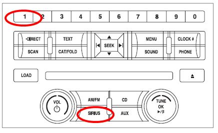 How to find sirius radio id ford #3